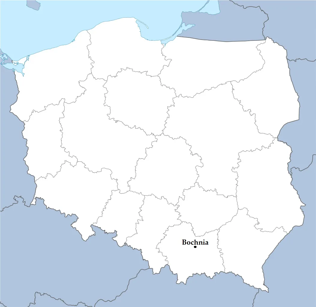 Wieża Szybowa Sutoris w Bochni - Lokalizacja
