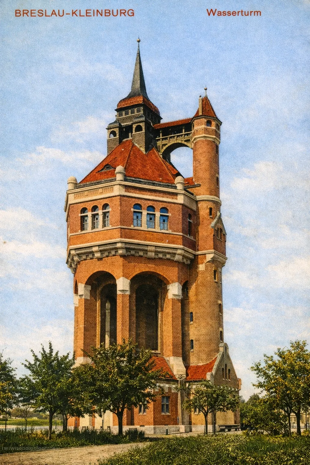Wieża Ciśnień we Wrocławiu - Stan historyczny